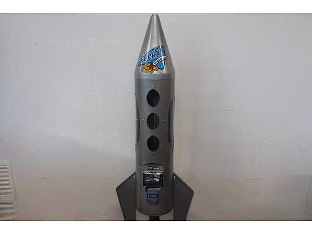 Retro raket - capsuleautomaat - afbeelding 1 van  5