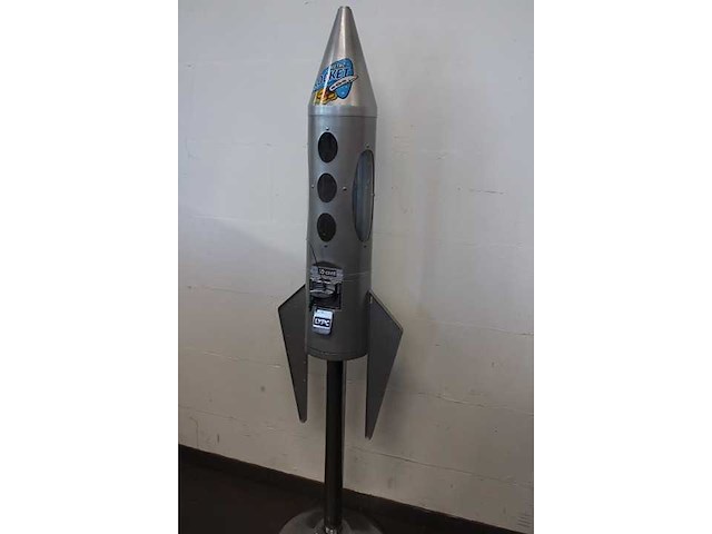 Retro raket - capsuleautomaat - afbeelding 2 van  5