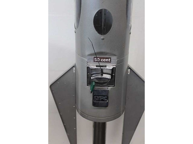 Retro raket - capsuleautomaat - afbeelding 4 van  5