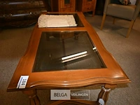 Retro salontafel met glas - afbeelding 5 van  5