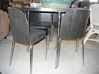 Retro tafel 4 stoelen - afbeelding 1 van  2