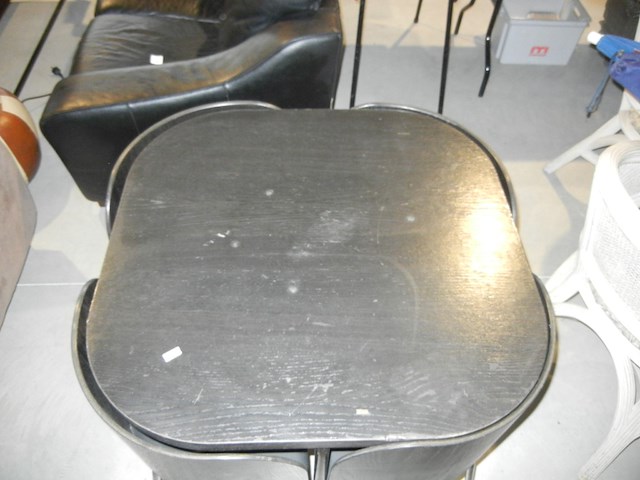 Retro tafel 4 stoelen - afbeelding 2 van  2