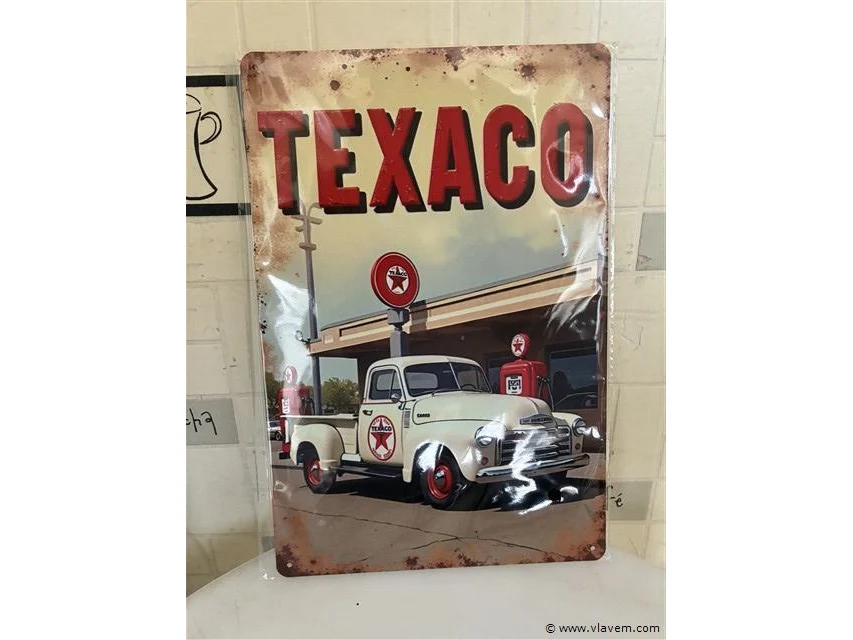 Diverse retro-look metalen sierborden