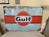 Retrolook metalen sierbord - afbeelding 1 van  1