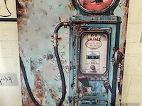 Retrolook metalen sierbord - afbeelding 1 van  1