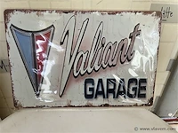 Retrolook metalen sierbord - afbeelding 1 van  1