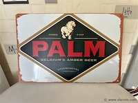 Retrolook metalen sierbord - afbeelding 1 van  1