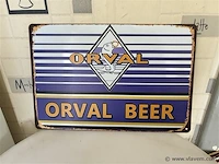 Retrolook metalen sierbord - afbeelding 1 van  1
