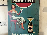 Retrolook metalen sierbord - afbeelding 1 van  1