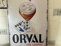 Retrolook metalen sierbord - afbeelding 1 van  1