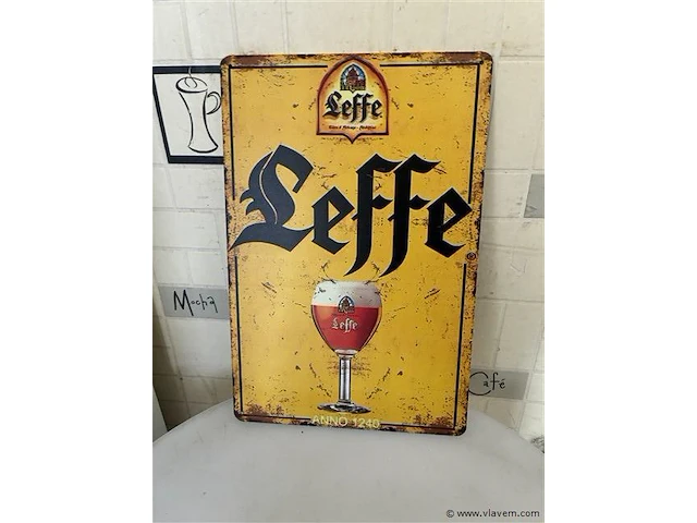 Retrolook metalen sierbord - afbeelding 1 van  1