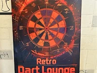 Retrolook metalen sierbord - afbeelding 1 van  1