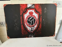 Retrolook metalen sierbord - afbeelding 1 van  1