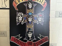 Retrolook metalen sierbord - afbeelding 1 van  1
