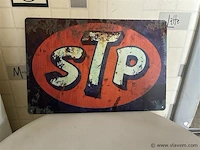 Retrolook metalen sierbord - afbeelding 1 van  1