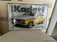 Retrolook metalen sierbord - afbeelding 1 van  1