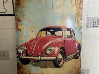Retrolook metalen sierbord - afbeelding 1 van  1