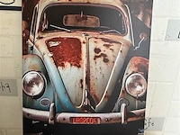 Retrolook metalen sierbord - afbeelding 1 van  1