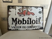 Retrolook metalen sierbord - afbeelding 1 van  1
