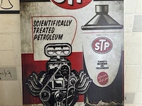 Retrolook metalen sierbord - afbeelding 1 van  1