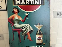Retrolook metalen sierbord - afbeelding 1 van  1
