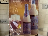Retrolook metalen sierbord - afbeelding 1 van  1