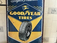 Retrolook metalen sierbord - afbeelding 1 van  1