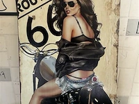Retrolook metalen sierbord - afbeelding 1 van  1