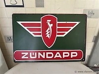 Retrolook metalen sierbord - afbeelding 1 van  1