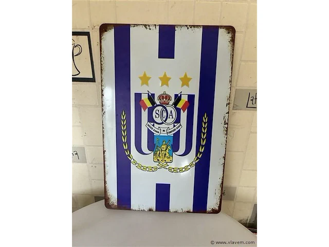 Retrolook sierbord - afbeelding 1 van  1