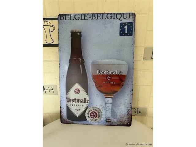 Retrolook sierbord - afbeelding 1 van  1