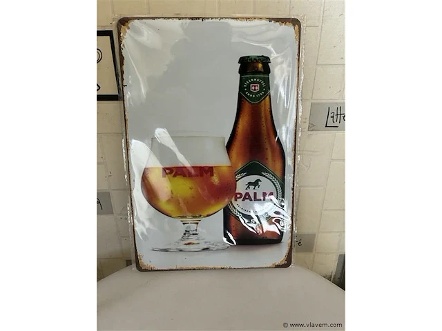 Retrolook sierbord - afbeelding 1 van  1