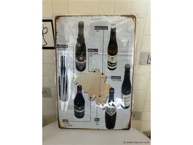 Retrolook sierbord - afbeelding 1 van  1