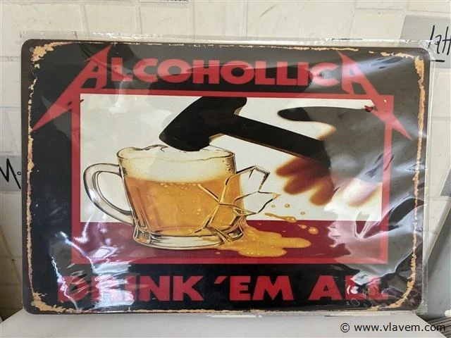 Retrolook sierbord - afbeelding 1 van  1