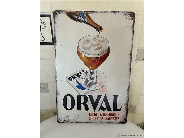 Retrolook sierbord - afbeelding 1 van  1