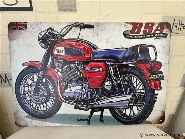 Retrolook sierbord - afbeelding 1 van  1