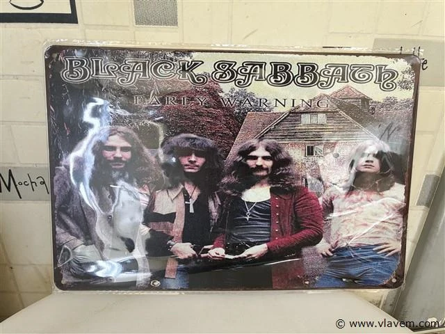 Retrolook sierbord - afbeelding 1 van  1