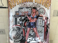 Retrolook sierbord - afbeelding 1 van  1