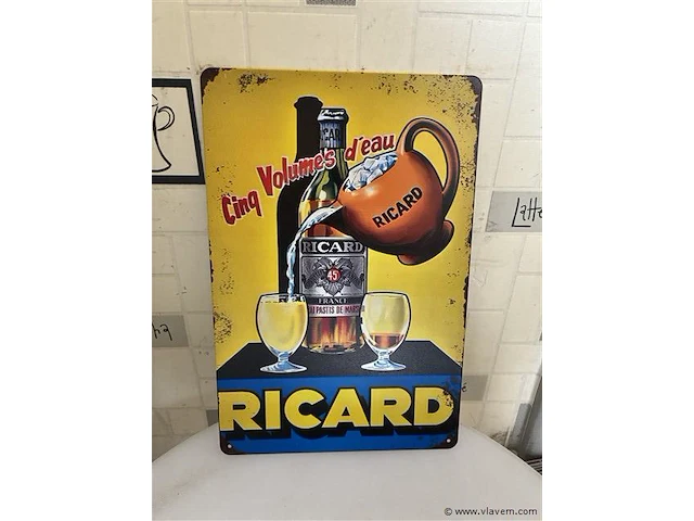 Retrolook sierbord - afbeelding 1 van  1