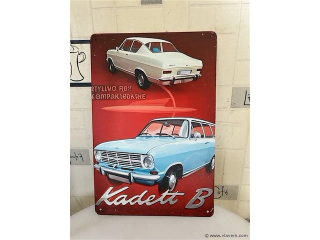 Retrolook sierbord - afbeelding 1 van  1