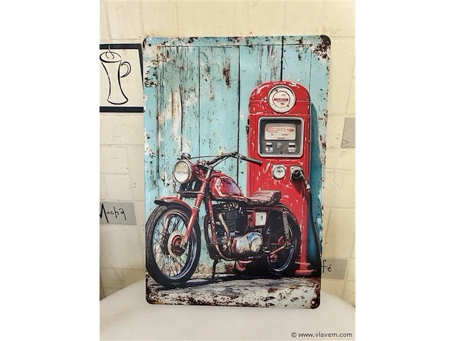 Retrolook sierbord - afbeelding 1 van  1