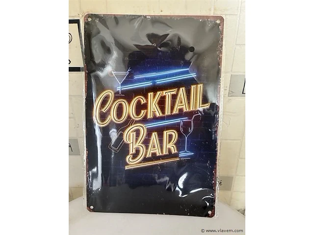 Retrolook sierbord - afbeelding 1 van  1