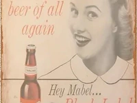 Retrolook sierbord - afbeelding 1 van  1