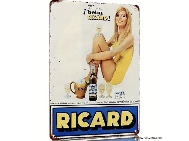 Retrolook sierbord - afbeelding 1 van  1