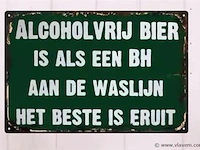 Retrolook sierbord - afbeelding 1 van  1