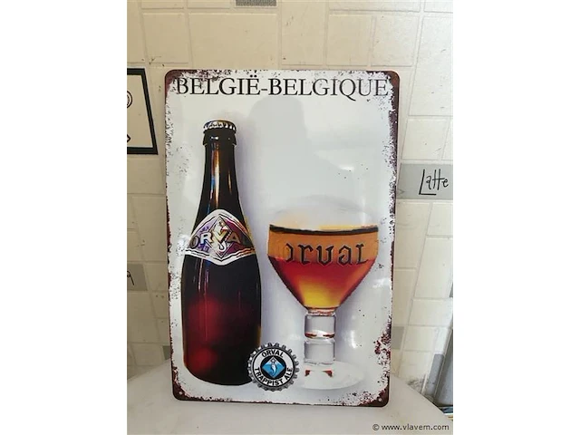 Retrolook sierbord - afbeelding 1 van  1