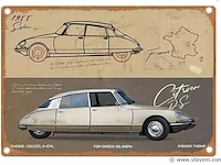 Retrolook sierbord - afbeelding 1 van  1