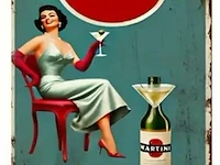 Retrolook sierbord - afbeelding 1 van  1