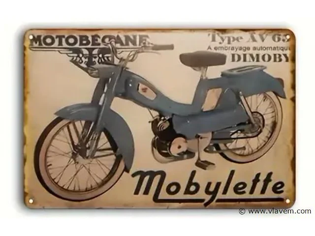 Retrolook sierbord - afbeelding 1 van  1