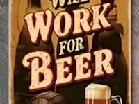 Retrolook sierbord - afbeelding 1 van  1